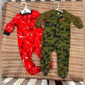 Nike fleece sleepers